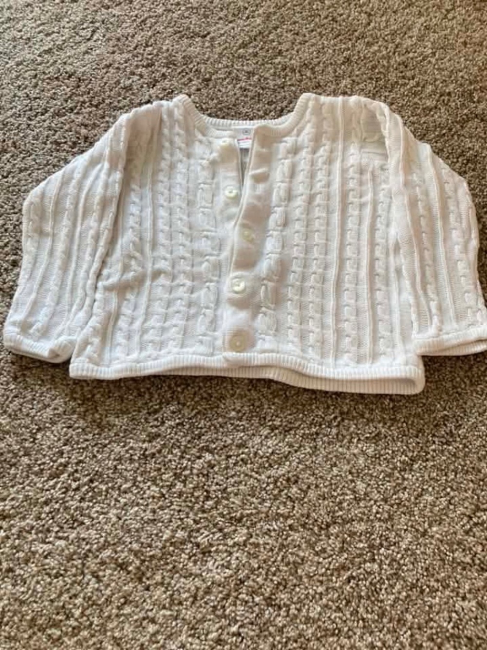 Hanna Andersson White Sweater Size 80 (2)